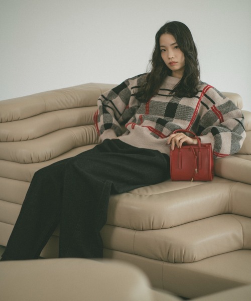 「VANNIE U」 長袖ニット FREE ライトベージュ レディース_画像5