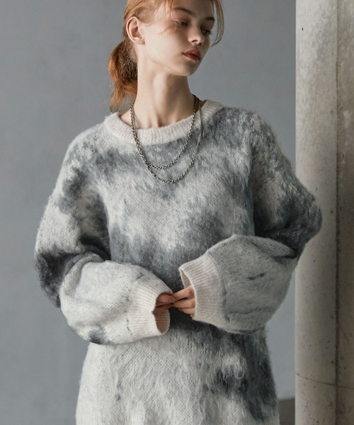 SERACE 長袖ニット L グレー メンズ : ZOZOTOWN Yahoo!店 - 通販