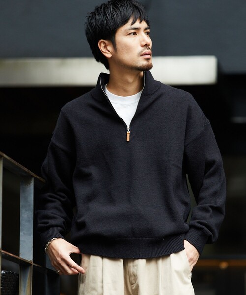 FREAK'S STORE（フリークスストア） 長袖ニット LARGE ブラック メンズ