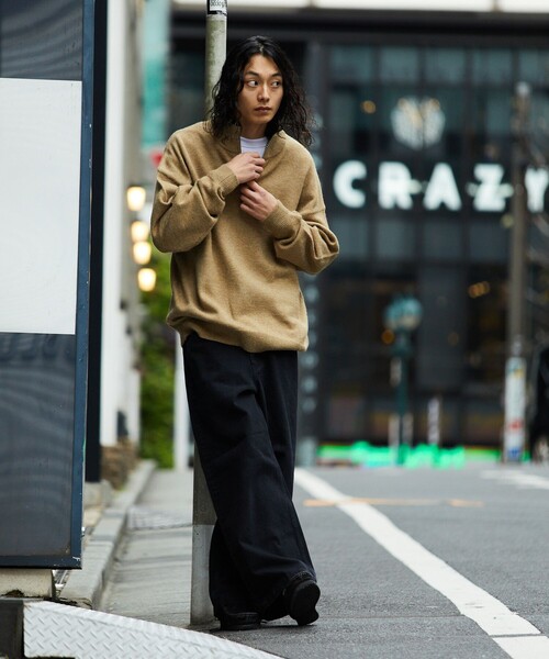 FREAK'S STORE（フリークスストア） 長袖ニット LARGE ブラック メンズ