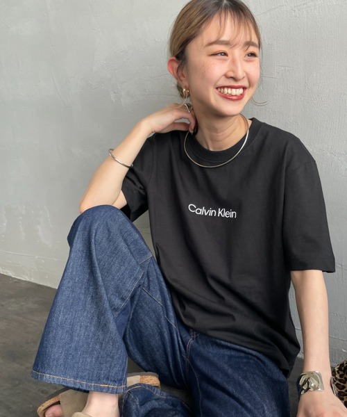 【 】CK Jeans ショートスリーブTシャツ★送料無料★ Calvin Klein tシャツ 「Calvin Klein/カルバンクライン」 ロゴ