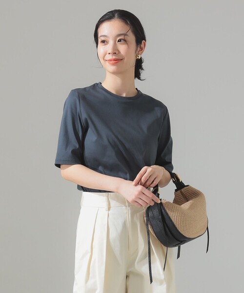 新品未使用　Demi-luxe BEAMS スーピマコットン スムース Tシャツ Demi-Luxe BEAMS tシャツ スーピマコットン スムース Tシャツ