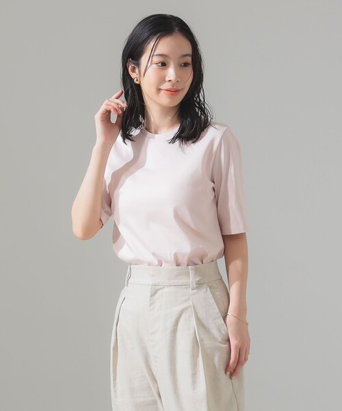 Demi-Luxe BEAMS tシャツ スーピマコットン スムース Tシャツ