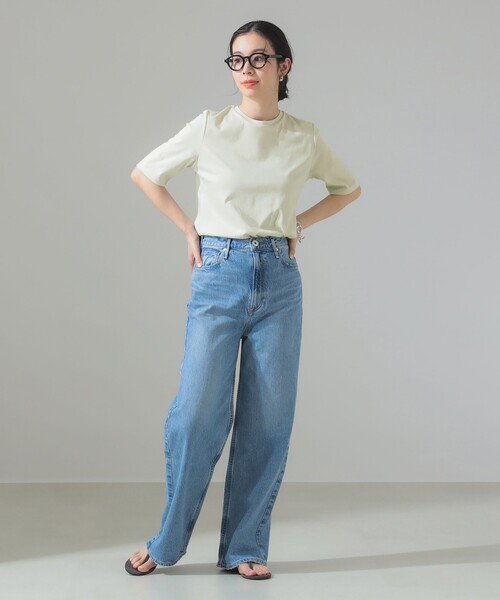 Demi-Luxe BEAMS tシャツ スーピマコットン スムース Tシャツ
