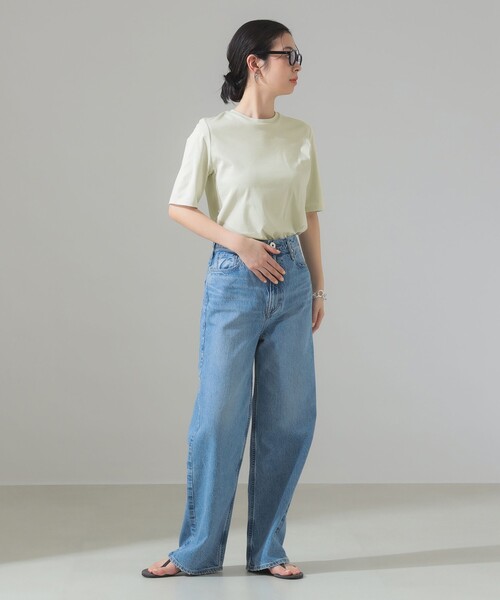 新品未使用　Demi-luxe BEAMS スーピマコットン スムース Tシャツ Demi-Luxe BEAMS（デミルクス ビームス）スーピマコットン