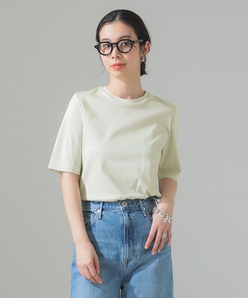 新品未使用　Demi-luxe BEAMS スーピマコットン スムース Tシャツ 64040385783_C_1.jpg