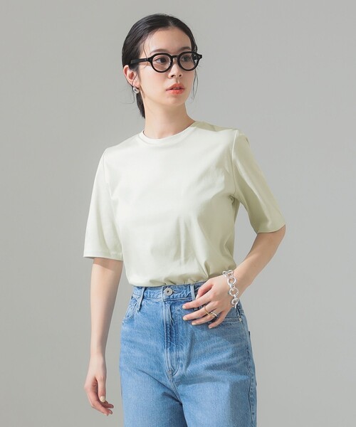 新品未使用　Demi-luxe BEAMS スーピマコットン スムース Tシャツ Demi-Luxe BEAMS tシャツ スーピマコットン スムース Tシャツ