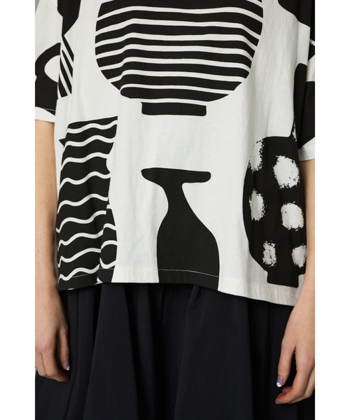 HeRIN.CYE tシャツ Flower vase tee フラワーベースT レディース