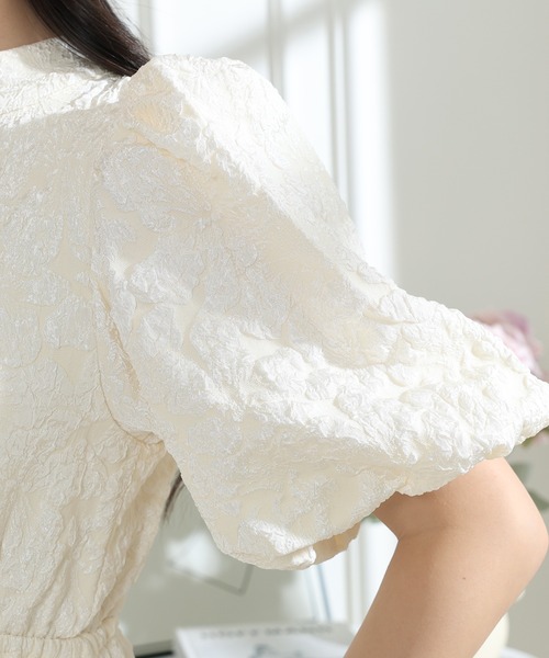 Lace Ladies（レースレディース） ワンピース フラワー ジャガード