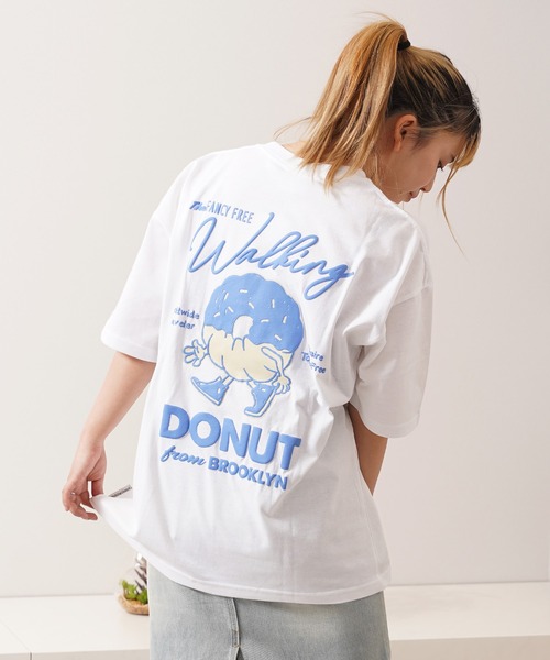 godgatemaco DONUTS T-shirt ドーナツTシャツ tシャツ ドーナツモチーフ ビッグTシャツ / Donut motif Big T-shirt
