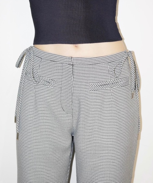 musubore リボンパンツ musubore パンツ side ribbon flare PT / サイドリボンフレア
