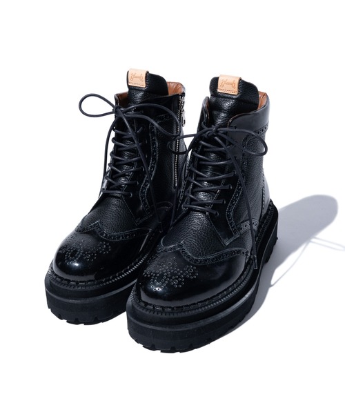 ブーツ Platform Country Boots / プラットフォームカントリーブーツ メンズ レディースの画像