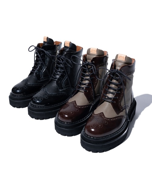 ブーツ Platform Country Boots / プラットフォームカントリーブーツ メンズ レディースの画像