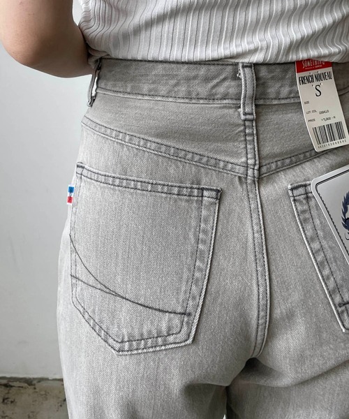 [SOMETHING] обработка Denim брюки M бежевый женский 