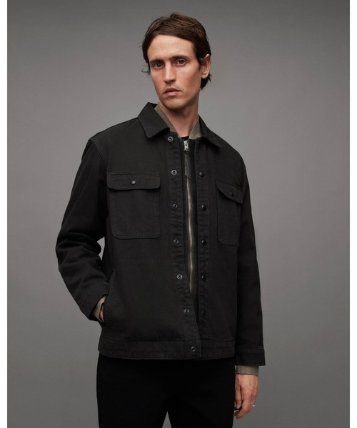 ALLSAINTS 「ALLSAINTS」 デニムジャケット S ブラック メンズ