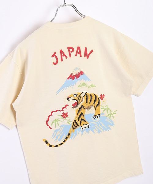 HOUSTON（ヒューストン） tシャツ スーベニア 半袖 ポケットTシャツ 虎