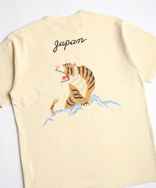 HOUSTON（ヒューストン） tシャツ スーベニア 半袖 ポケットTシャツ 虎 