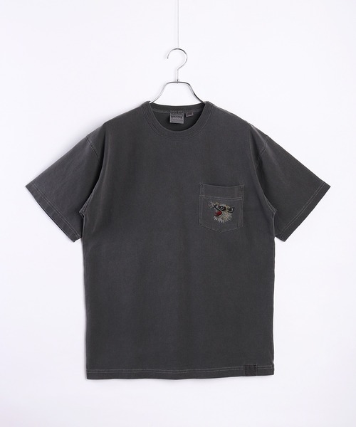 HOUSTON（ヒューストン） tシャツ スーベニア 半袖 ポケットTシャツ 虎