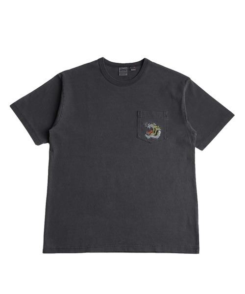HOUSTON（ヒューストン） tシャツ スーベニア 半袖 ポケットTシャツ 虎