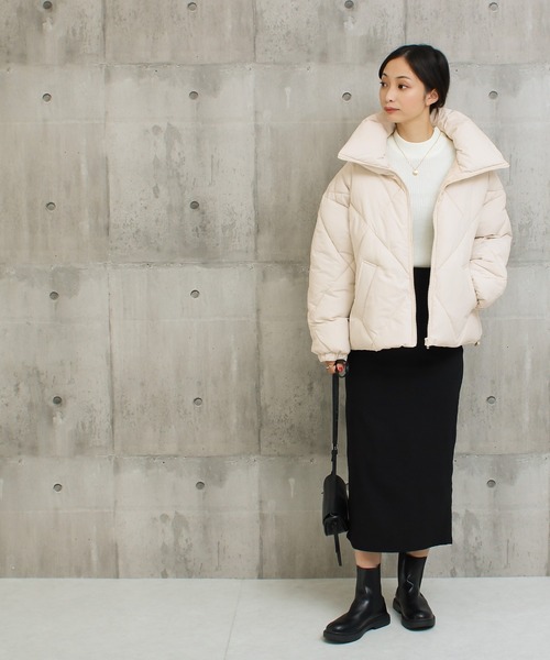 「Social GIRL」 ブルゾン M アイボリー レディース_画像5