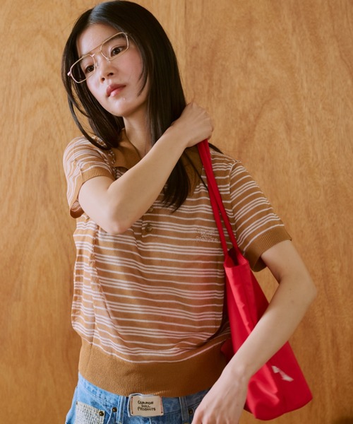 売れ筋商品|||ドライコーン ニット&セーター レディース アウター IMENIA - Jumper - light brown Ada. ニット セーター 「Peachyyouth × Ada.」レースアップ