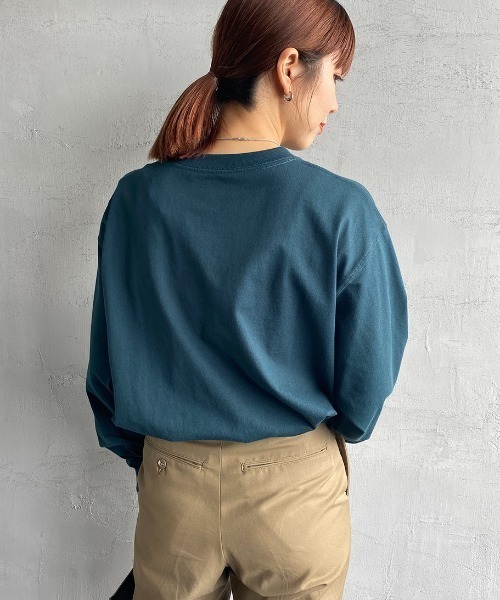 DANTON - ダントン 長袖カットソー サイズ38 M美品 Danton 「DANTON」 長袖カットソー M ネイビー レディース