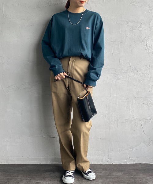 DANTON - ダントン 長袖カットソー サイズ38 M美品 Danton 「DANTON」 長袖カットソー 38 ホワイト レディース