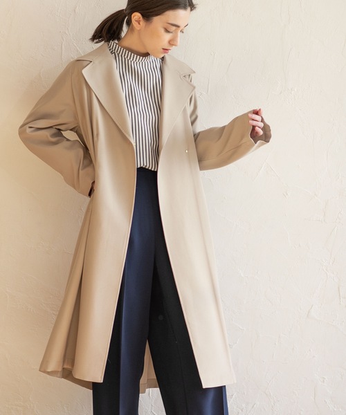 OPAQUE.CLIP（オペークドットクリップ） トレンチコート 00 サンド