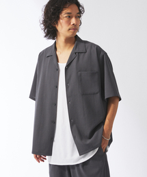 シャツ TECH MESH ”AMPLE” オープンカラー シャツ（セットアップ着用可） メンズ｜ZOZOTOWN Yahoo!店
