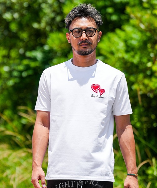 adamsJUGGLER（アダムスジャグラー） tシャツ RTEG/ハートATティー