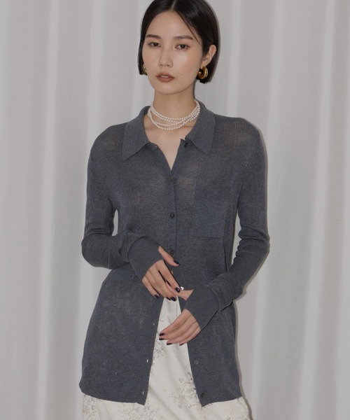 カーディガン Polo cardigan / ポロカーディガン レディース