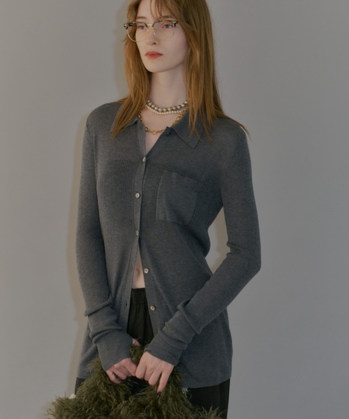 カーディガン Polo cardigan / ポロカーディガン レディース