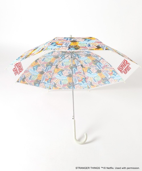 niko and…（ニコアンド） 傘 「STRANGER THINGS」コラボ ビニール傘