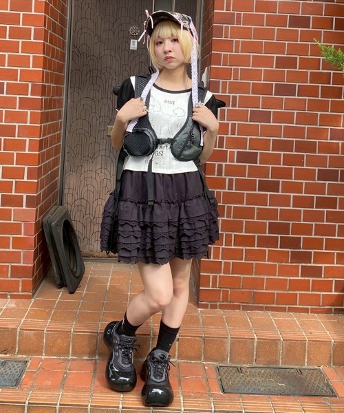 CandyStripperのスカート Candy Stripper スカート COTTON LACE FRILL : ZOZOTOWN Yahoo