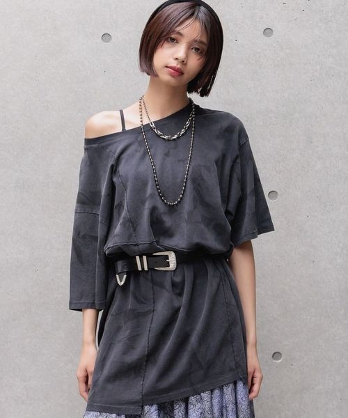 PAGEBOY tシャツ USEDライクカコウT レディース : ZOZOTOWN