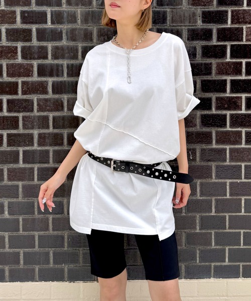 PAGEBOY tシャツ USEDライクカコウT レディース : ZOZOTOWN