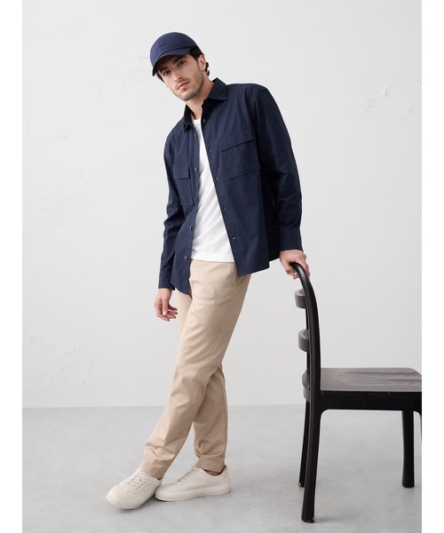 Sky High Farm Workwear◇長袖シャツ/XS/コットン/BLU/総柄/shf07-bo12