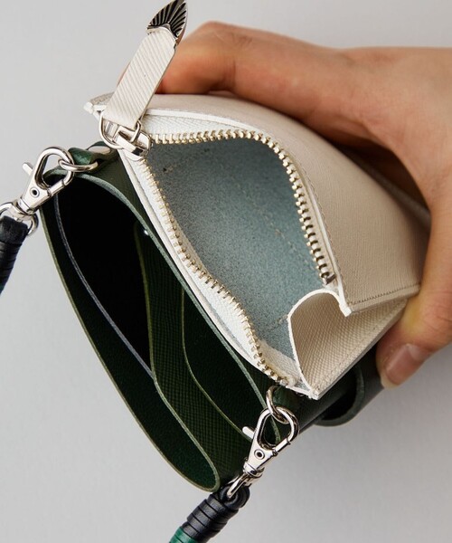 toga pulla 長財布 TOGA PULLA◇財布/レザー/BLK/レディース// : セカンド