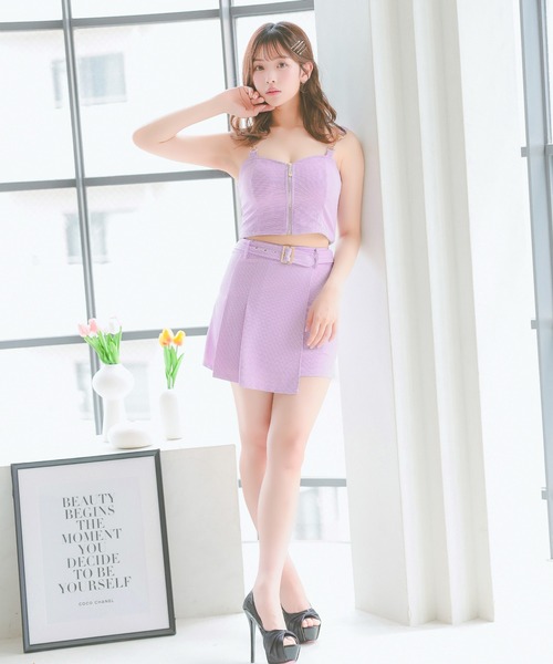 ナイトドレス　キャバドレス　6点 セット　ERUKEI TIKA ボリュームチュールフラワーレースオープンバックロングドレス