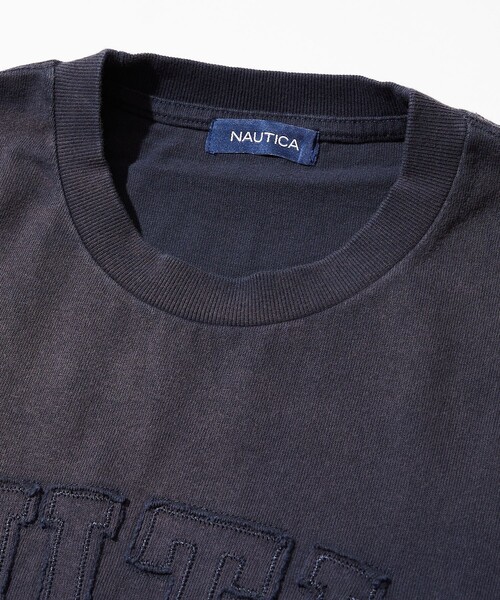 「NAUTICA」 半袖Tシャツ SMALL パープル メンズ