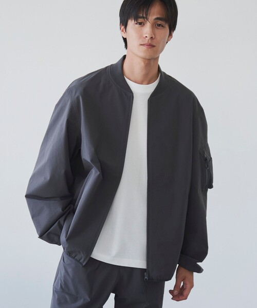 ジャケット・アウター TTM JACQUARD MA-1 BLOUSON SERACE ma1 ma-1 「SERACE」Jacquard loose MA-1 blouson