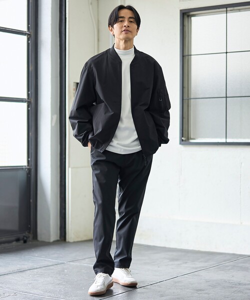 coen（コーエン） ma1 ma-1 ハイカーテックブルゾン「防シワ