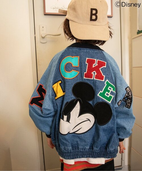 ディズニー ジャケットデニム Disney デニムジャケット アウター ディズニーキャラクター