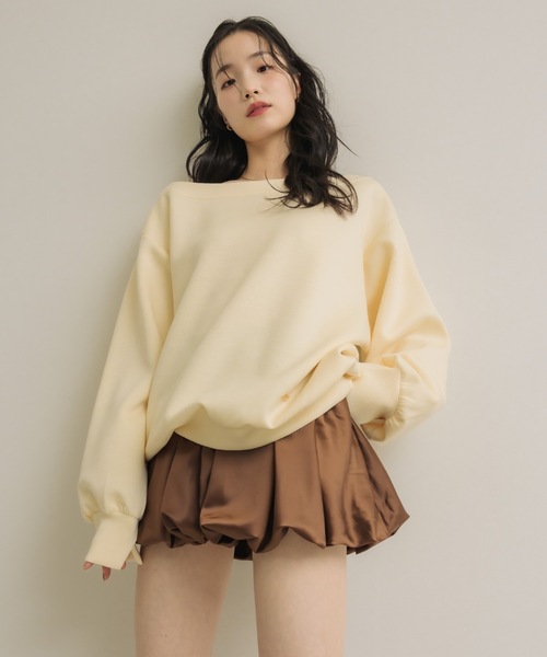 NEUNA（ヌナ） スカート 「他にない光沢感がポイント」サテンバルーン