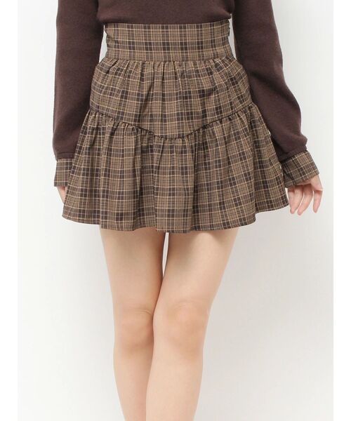 RESEXXY（リゼクシー） スカート チェックミニフレアスカート