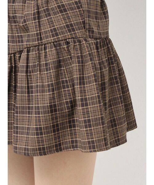 RESEXXY（リゼクシー） スカート チェックミニフレアスカート