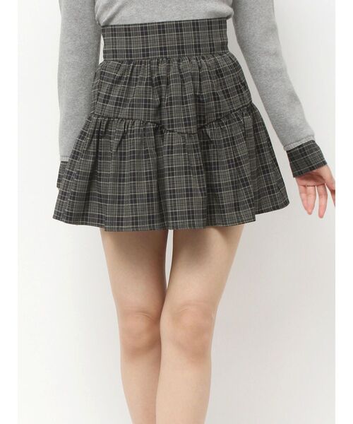 RESEXXY（リゼクシー） スカート チェックミニフレアスカート