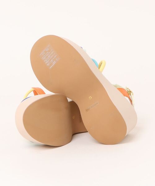 「R&E」 ヒールサンダル M ブラック レディース_画像3