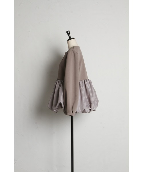 「&. NOSTALGIA」 ジップアップブルゾン M モカ レディース_画像4