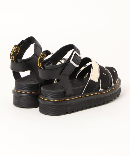 「Dr. Martens」 フラットサンダル 4 ブラック レディースの画像
